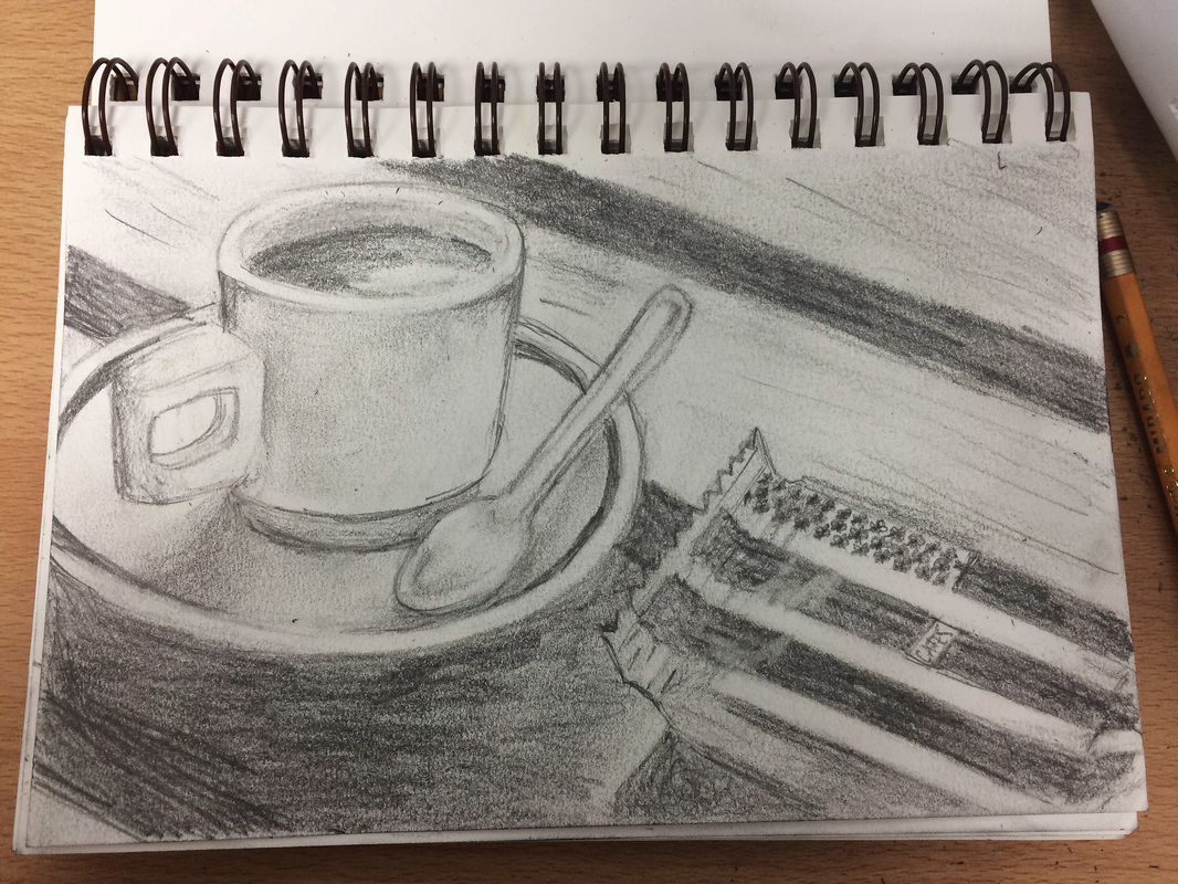 coffee drawing art