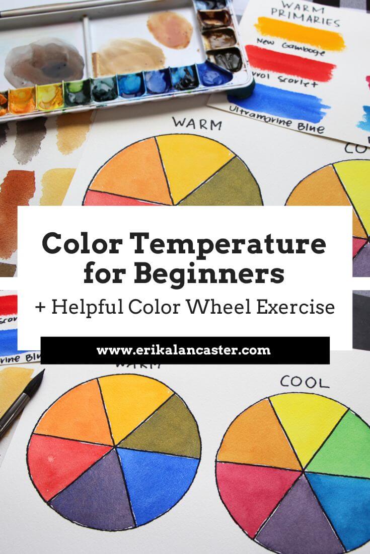 Color Temperature for Beginners Watercolor Exercise