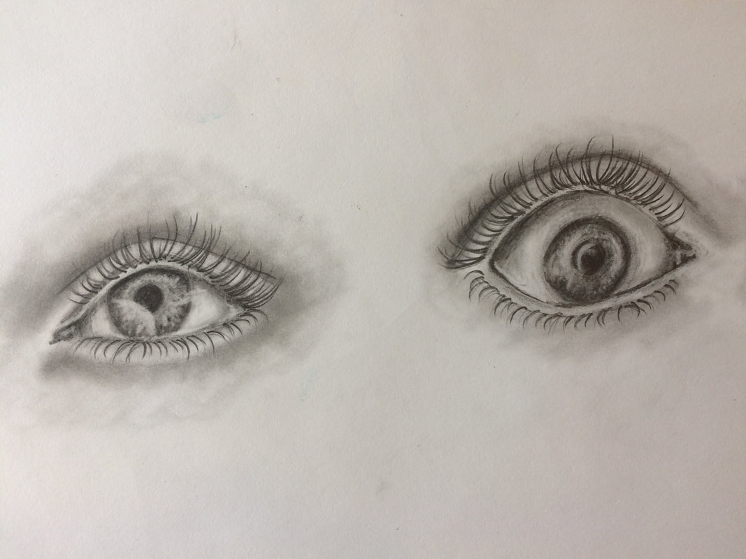 Realistic eye studies by Erika Lancaster
