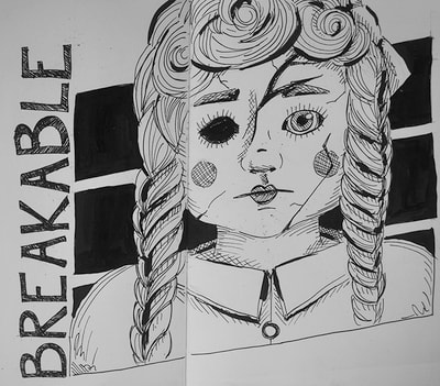Inktober sketch 20: Breakable