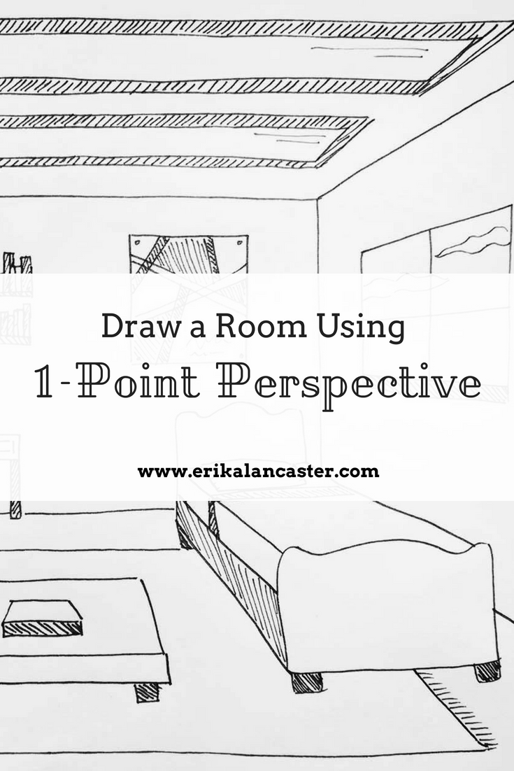 Drawing A Room Using One Point Perspective