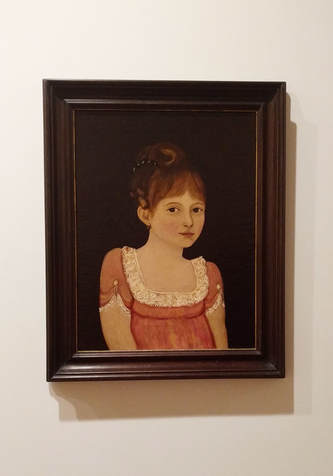 Portrait of Marie-Melanie Quesnel by Canadian School c. 1810