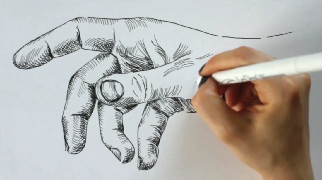 Pen and Ink Techniques Art Handout by Elsworth Designs