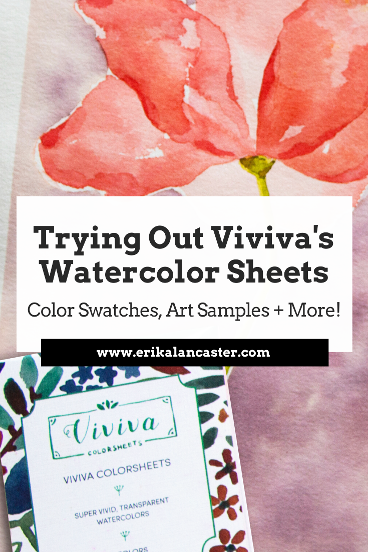 Viviva Watercolor Pans Sets Spring 16-Color Set
