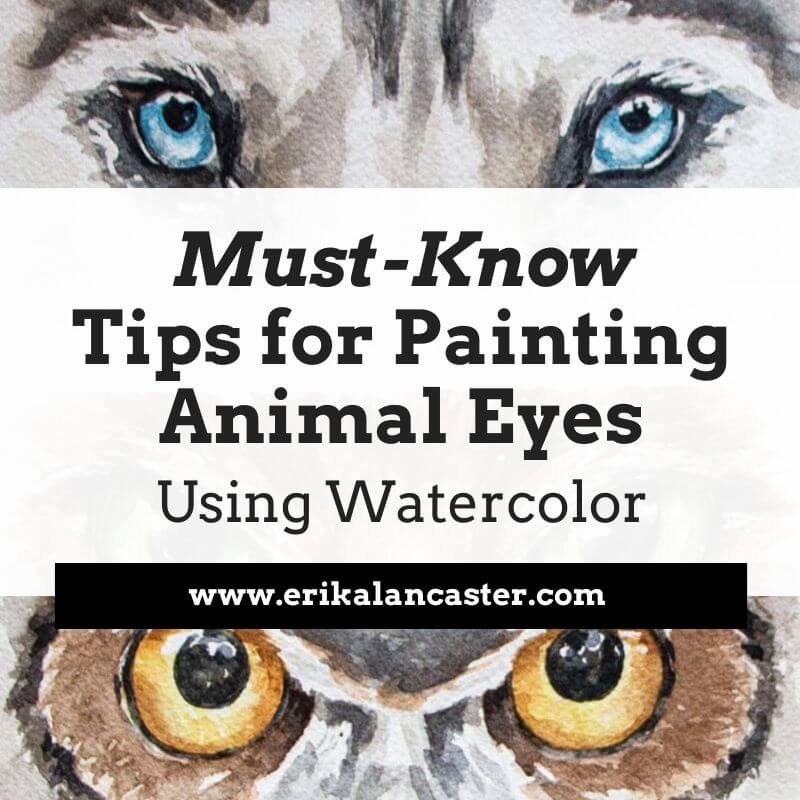 Must Know Tips for Painting Animal Eyes With Watercolor
