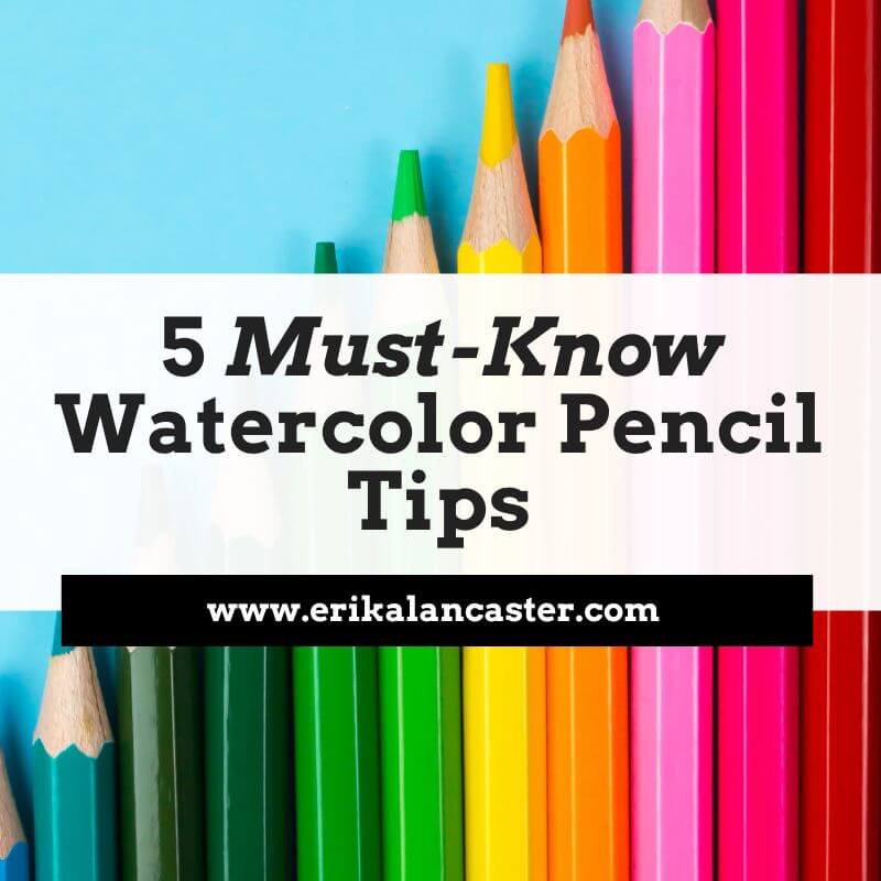 5 Must-Know Watercolor Pencil Tips