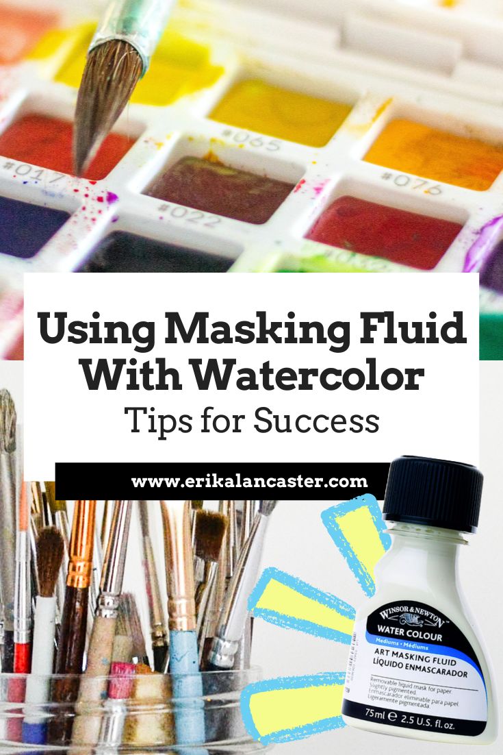 Using the different art masking fluids