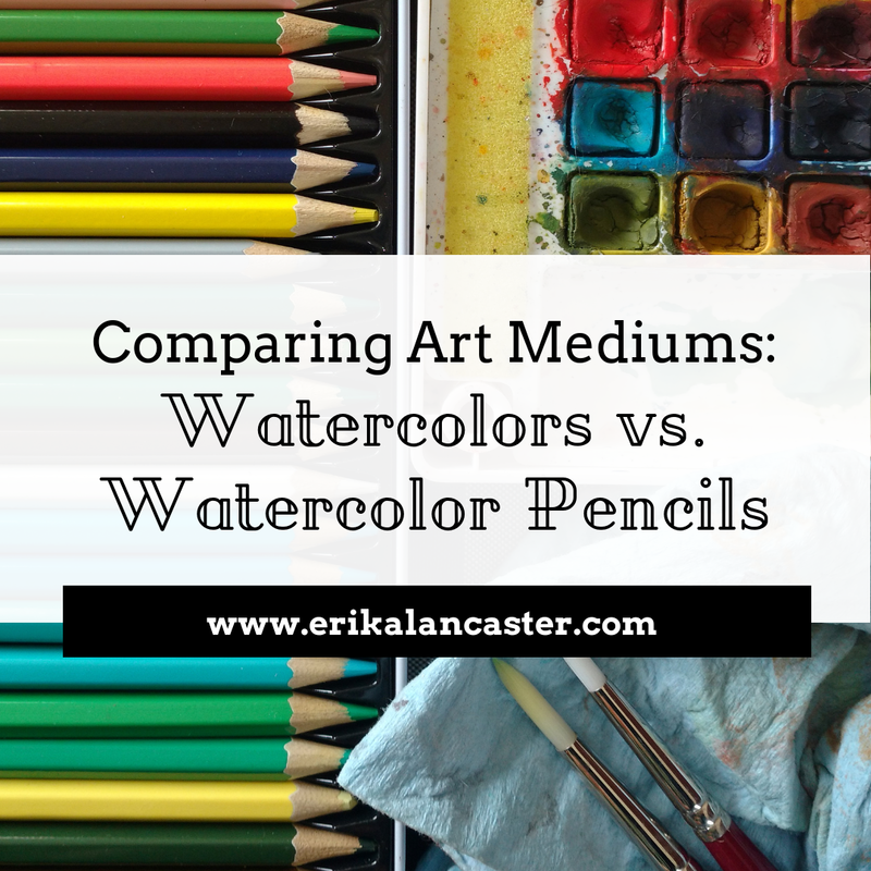 Watercolors vs. Watercolor Pencils Comparison