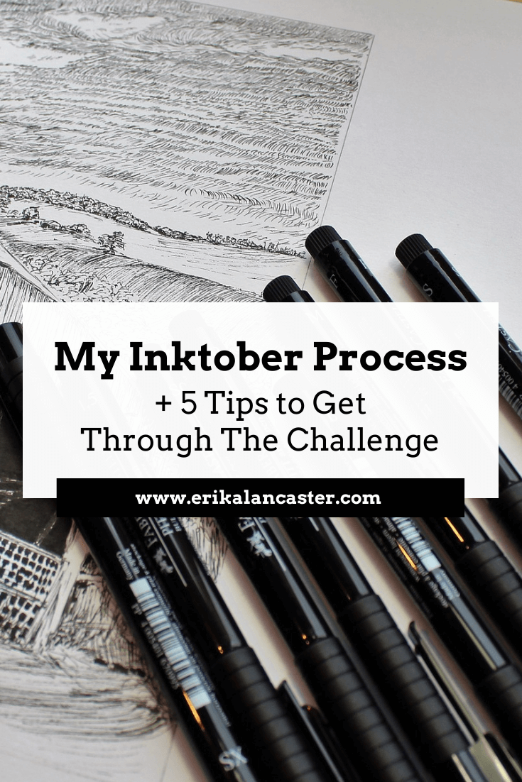 My Inktober Process and Helpful Tips