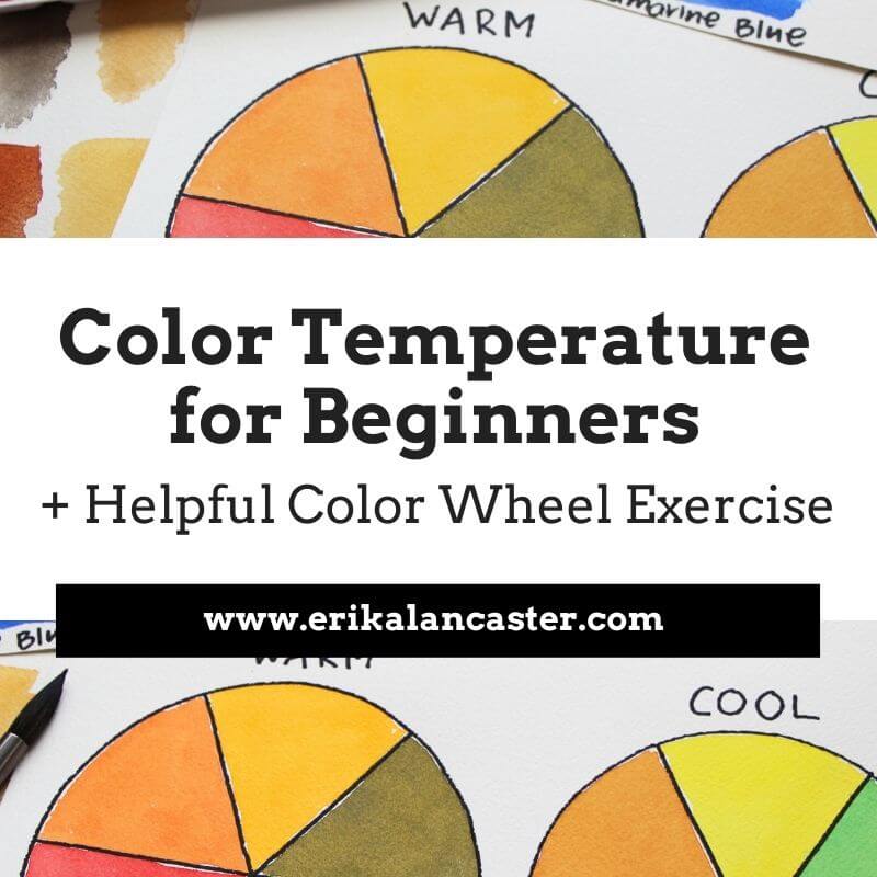 Color Temperature for Beginners Watercolor Exercise