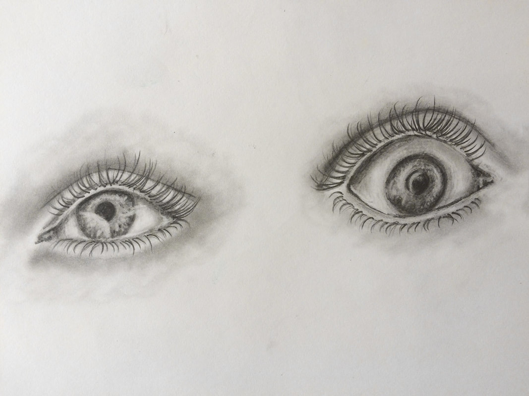 Realistic eye drawings by Erika Lancaster