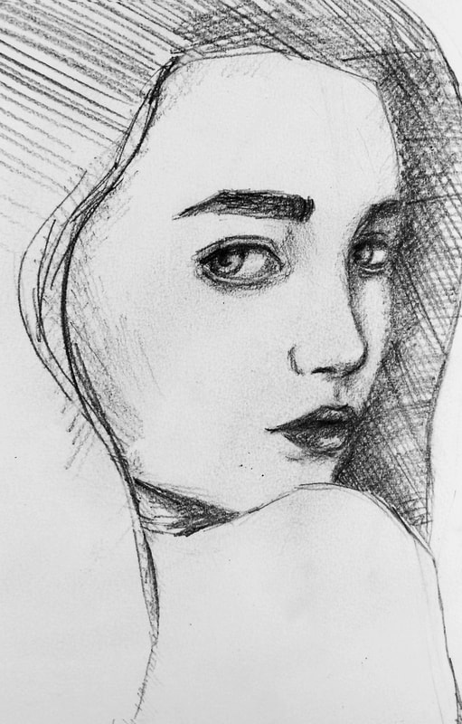 Let Your Inspiration Grow And Draw a Portrait By Using the Loomis Method  Step By Step . 