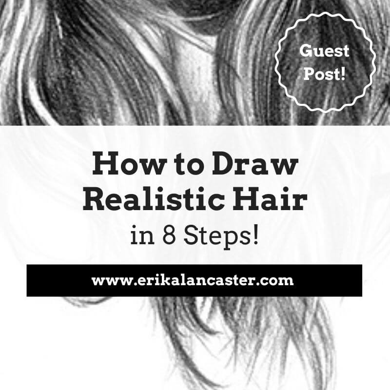 How to Draw Realistic Hair Graphite Tutorial