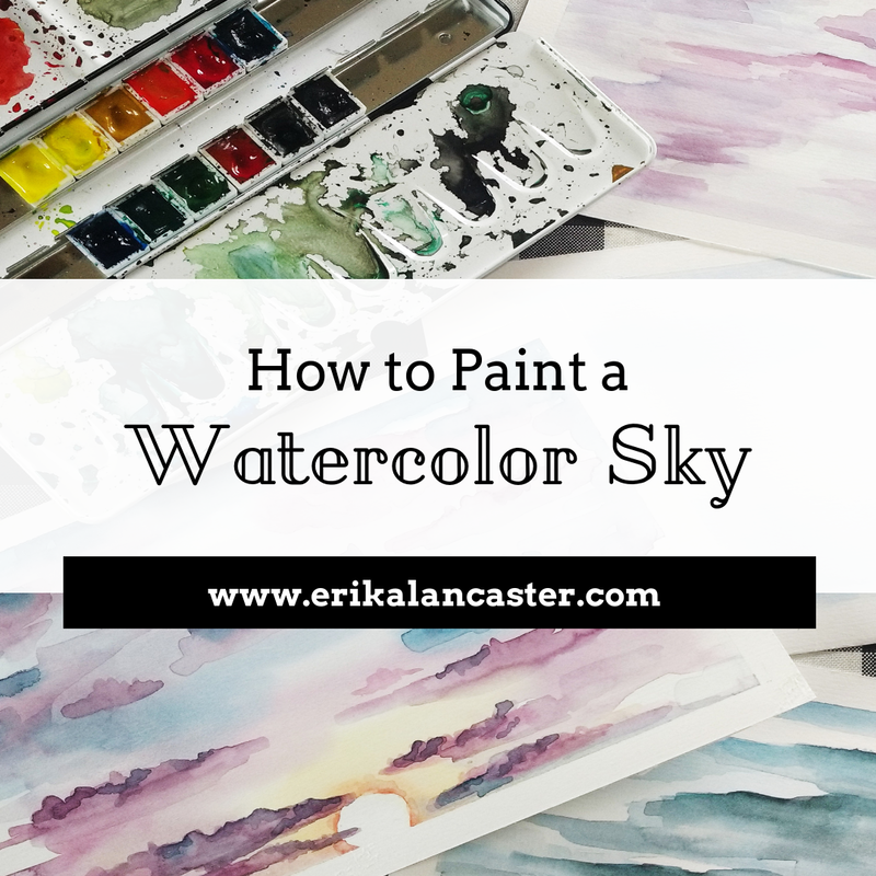 How to Paint a Watercolor Sky