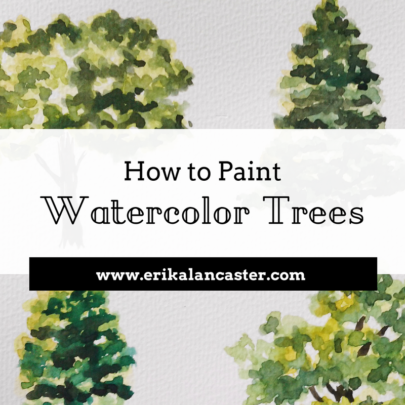 How to Paint Watercolor Trees