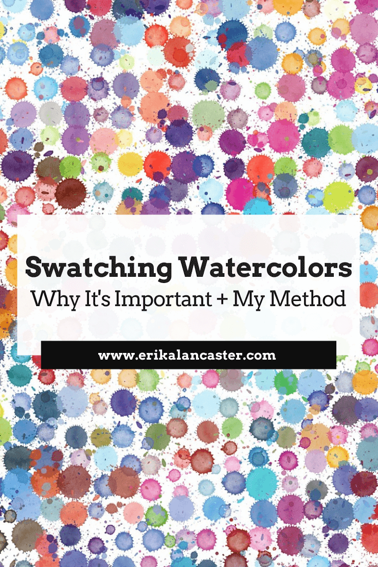 Watercolor Vocabulary for Beginners and How to Swatch Paint