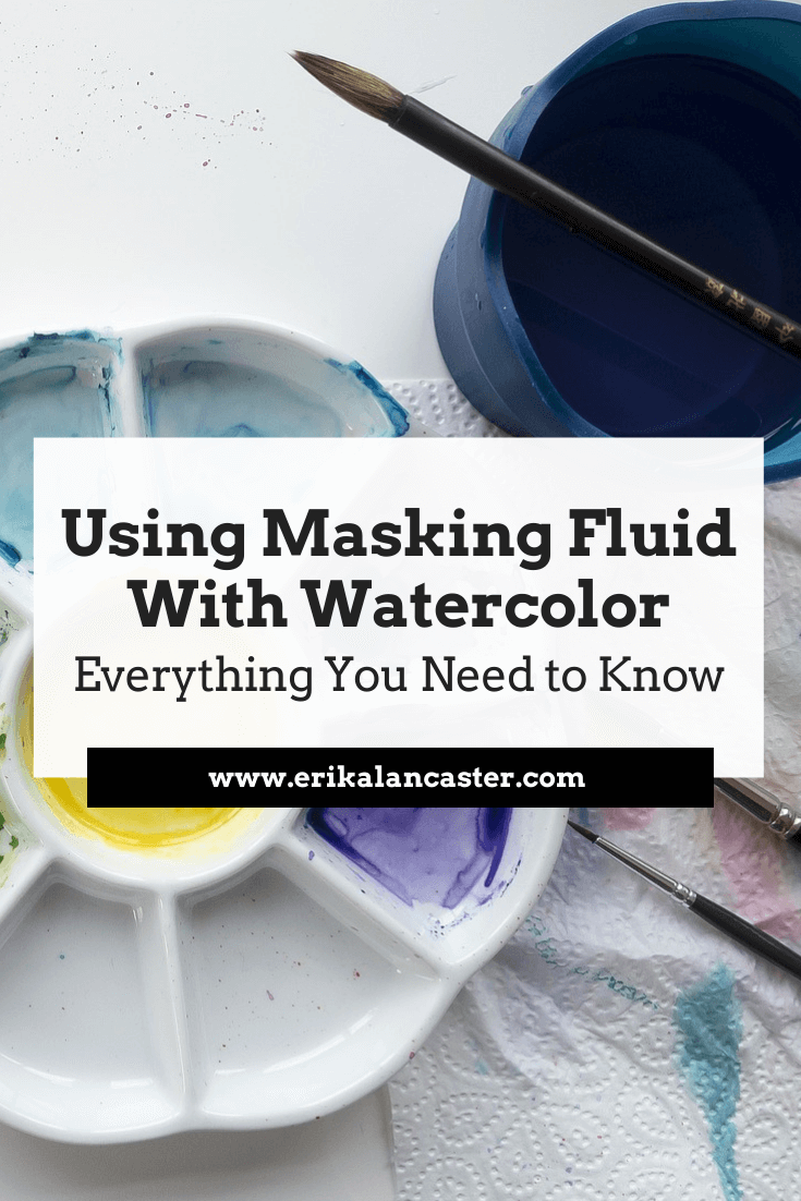 Using Masking Fluid with Watercolors