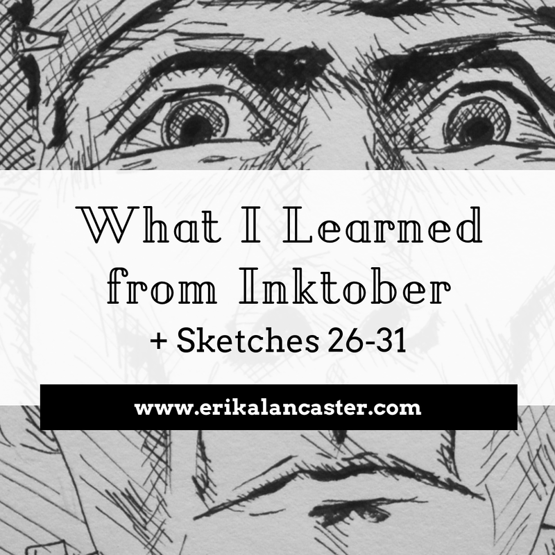 What I Learned from Inktober and Sketch Time lapses