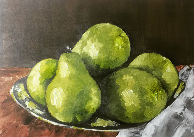 Still Life Oil Painting by Erika Lancaster