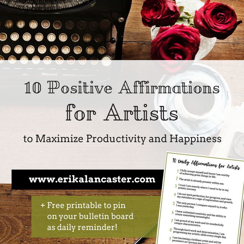 Positive Affirmations for Artists to Maximize Productivity and Happiness