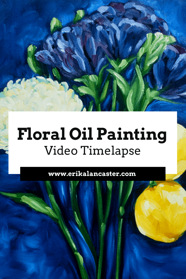 Floral Oil Painting Video Process