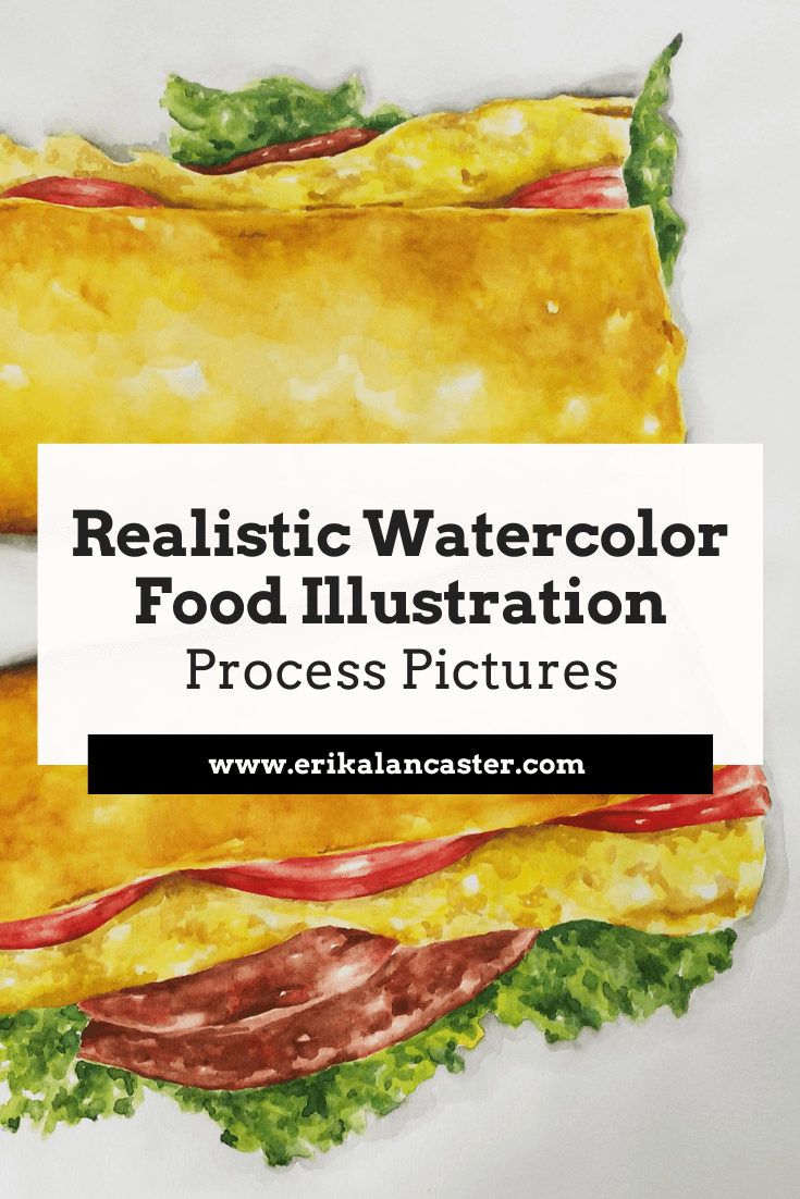 Realistic Watercolor Painting Process