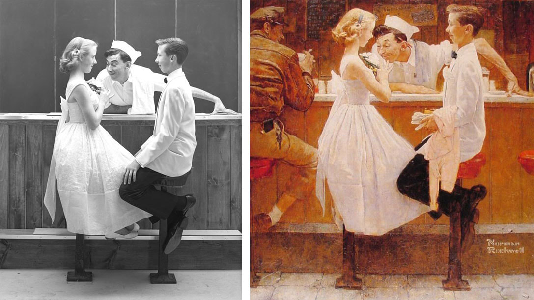 Norman Rockwell artwork example