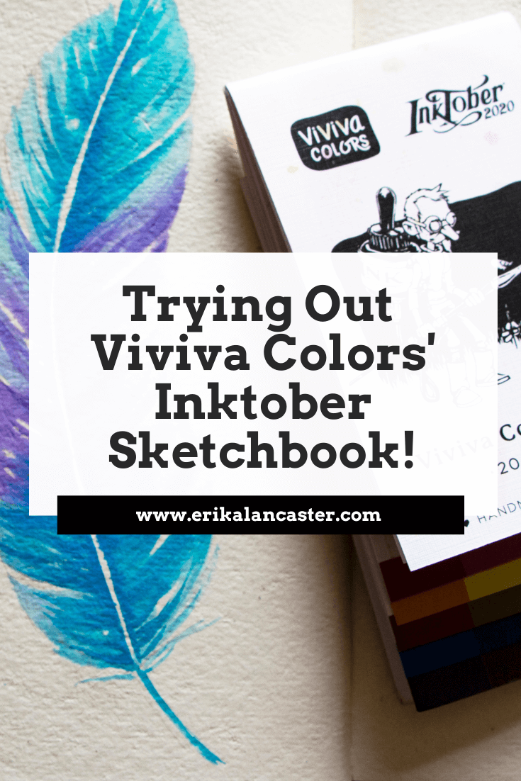 Viviva Colors Inktober Sketchbook Review