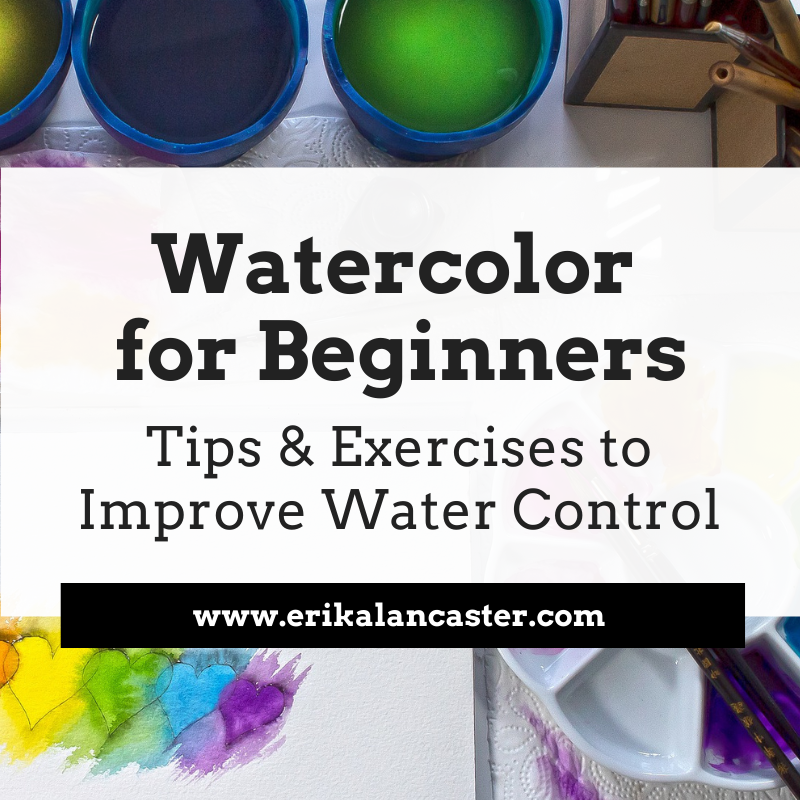 Watercolor exercises for beginners water control