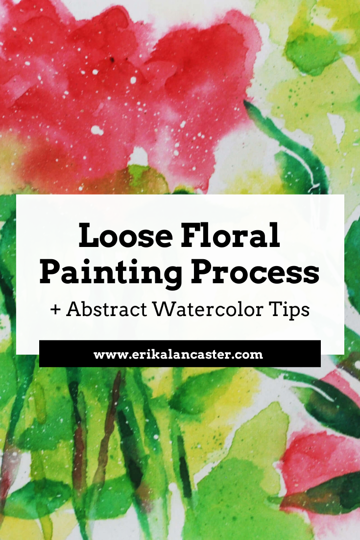 Watercolor Loose Floral Tips