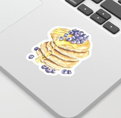 Watercolor Pancake Sticker