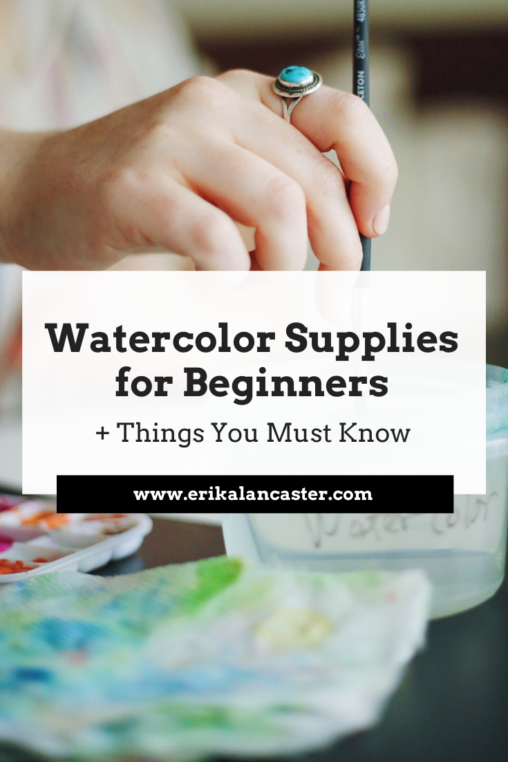 Watercolor Supplies for Beginners